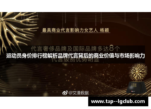运动员身价排行榜解析品牌代言背后的商业价值与市场影响力